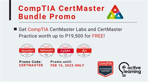 Certmaster coupon code  Helps you acquire knowledge and skills for the CompTIA certification exam and for your career