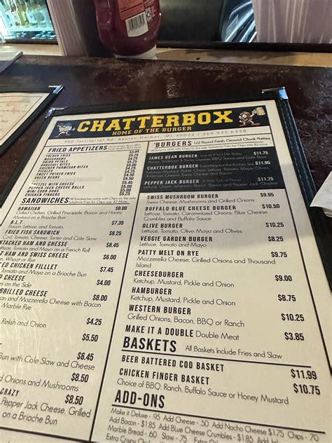 Chaat ter box menu  All menus are based on 10 people – 24-hour notice requirement Contact information Mr