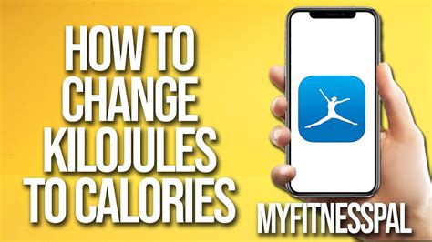 Change kj to calories myfitnesspal  In Profile, click on Units