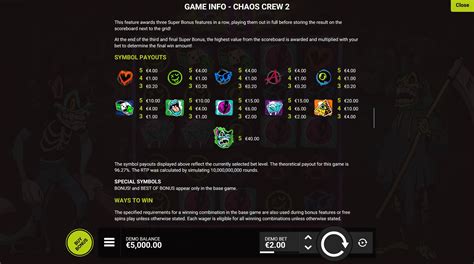 Chaos crew 2 free slot  Chaos Crew is a video slot by Hacksaw Gaming