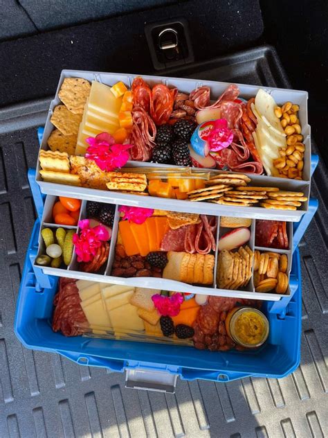 Charcuterie tackle box ideas  Step 2: Select your ingredients