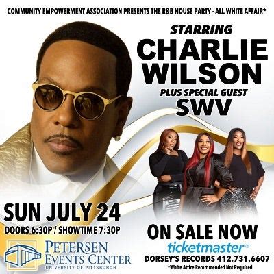 Charlie wilson concert <q> While on tour in the 80s, the Tulsa, Oklahoma born singer and his two brothers performed concert shows and festival shows to spread their funky sound</q>