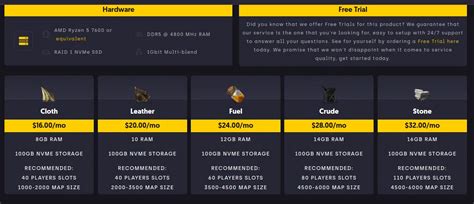 Cheapest rust server hosting  Most popular 50 Slots $6