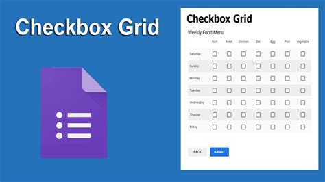 Checkbox grid google forms example  Click on the add question icon