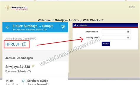 Checkin online sriwijaya  E-Payment