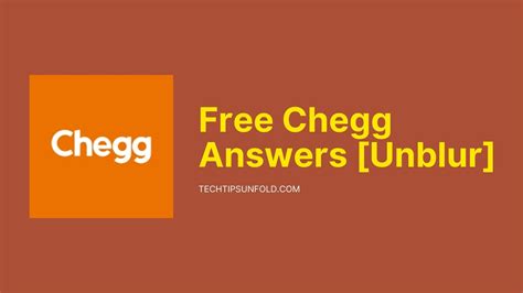 Chegg unblur extension ”