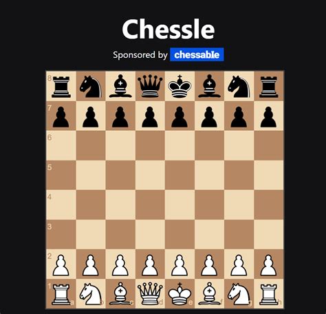 Chessle Start Try playing an online chess game against a top chess computer