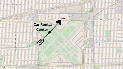 Chicago midway car rental MDW Terminal Maps & Guide