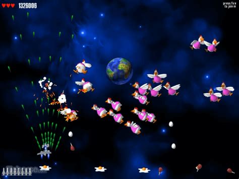 Chicken invaders 1 play online Invading intergalactic chickens, out to punish humanity for our oppression of their earthly brethren