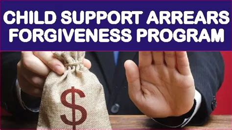 Child support arrears forgiveness nj  Users are only authorized to view a case to which they are a party and utilize a