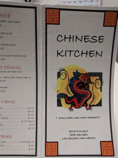 Chinese kitchen las cruces Location