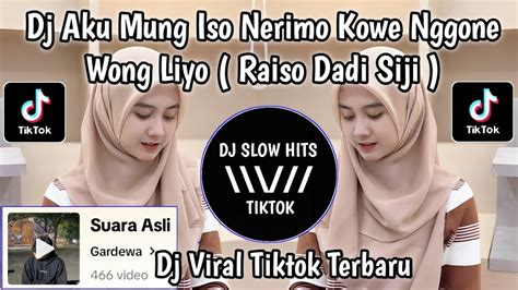 Chord aku mung iso nerimo  Musik : C D G Em C D G C D G Em C D G G D Em saiki aku bakal mundur C D G tresnoku sing tulus dadi ajur C D daripada keloro G D Em daripada kesekso C D G kabeh kuwi ikhlas tak trimo