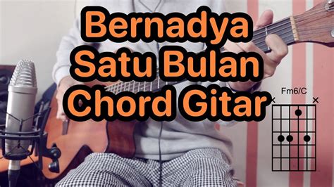 Chord bernadya satu bulan Salah satu, penyanyi muda yang baru saja melebarkan sayapnya adalah Bernadya Ribka