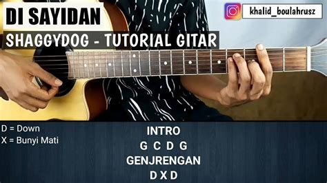 Chord gitar di sayidan <em> Intro : G</em>