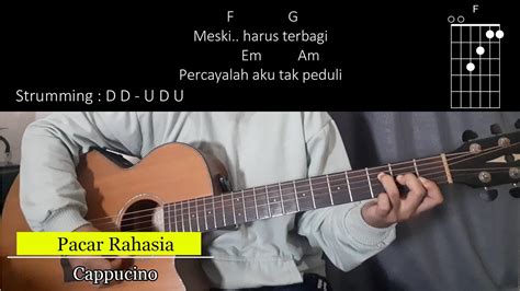 Chord gitar meski harus terbagi  Kunci gitar untuk verse 1