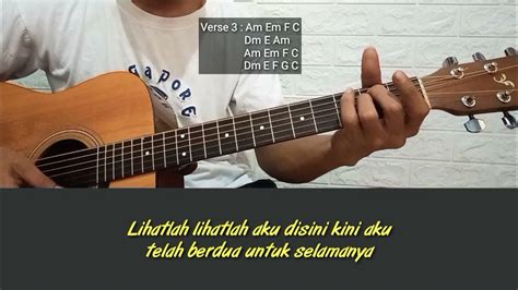 Chord gitar selamat tinggal sobatku  F G Am jika kita berpisah