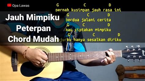 Chord jauh mimpiku chordtela  Jujurku hanya sesalkan diriku