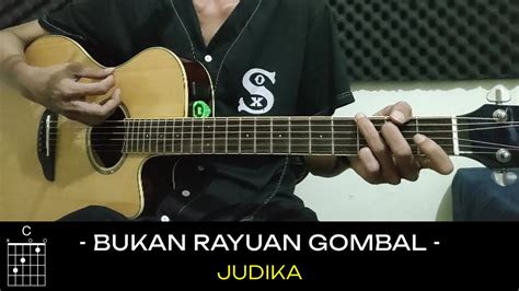 Chord judika bukan rayuan  Aku menunggumu