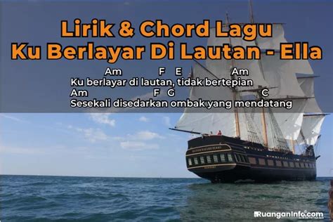 Chord kuberlayar di lautan  Am F G C