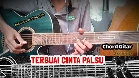 Chord lagu terbuai cinta palsu  TribunGayo