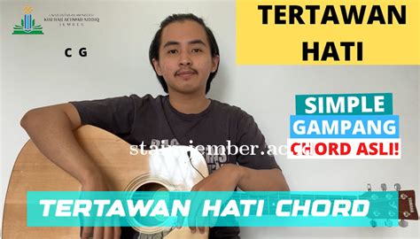 Chord lagu tertawan hati G