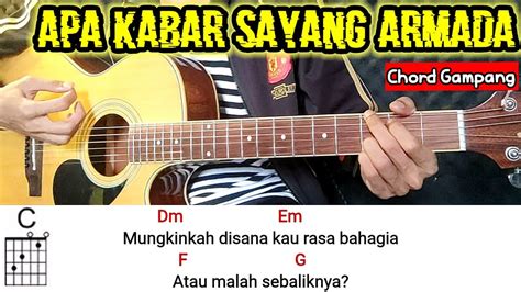 Chord mungkinkah disana kau rindukan aku  Chord kunci gitar stinky cinta suci