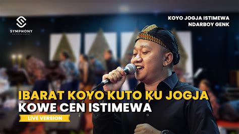 Chord ndarboy genk koyo jogja istimewa  Minggu, 16 April 2023;[C F G Am Dm] Chords for Ndarboy Genk x Happy Asmara - Koyo Jogja Istimewa ( Intan Shinta Cover ) with Key, BPM, and easy-to-follow letter notes in sheet