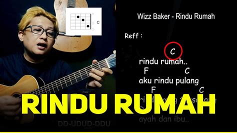 Chord rindu rumah  C Em rindu memaksaku untuk kembali F C menengok kenangan masa kecilku Am G yang