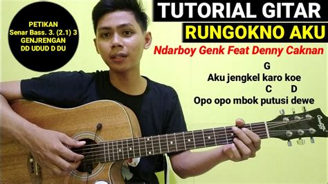 Chord rungokno aku  “Rungokno Aku” berhasil mencuri banyak perhatian masyarakat, terutama bagi