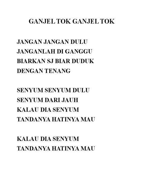 Chord tok ganjel tok  pumpung jadi wanita pendiam🤭#fyp #KeepKalem"