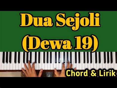 Chordtela dewa dua sejoli  Chordtela adalah platform penyedia kunci chord lagu dengan berbagai macam kategori mulai dari dangdut, pop, jazz, rock, dan sebagainya