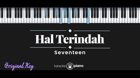 Chordtela hal terindah seventeen  G 