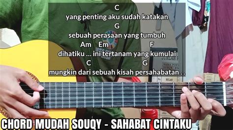 Chordtela souqy sahabat cintaku  untuk menerima