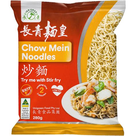 Chow mein noodles iga  Drain well