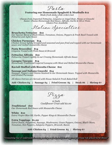 Cianci's hermitage pa menu  takes pride serving great tasting authentic Mexican dishes