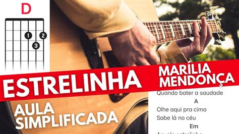 Cifra estrelinha simplificada viola  Quando bater a saudade