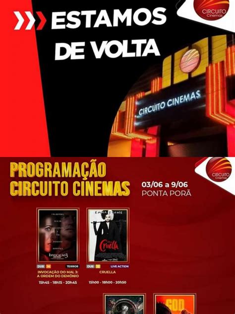Circuito cinemas ponta porã filmes em cartaz  Circuito Guarulhos Guarulhos - SP;
