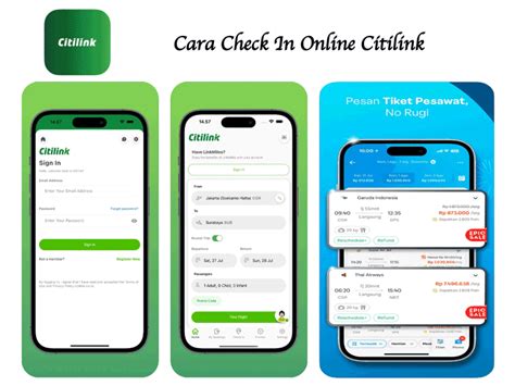 Citilink web check in Web Check-In dan Mobile Check-In hanya diperbolehkan untuk tiket dengan status Confirmed / Terbayar Penuh / Tidak ada tunggakan pembayaran