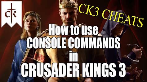 Ck3 console commands  Crusader Kings is a historical grand strategy / RPG game series for PC, Mac, Linux, PlayStation 5 & Xbox Series X|S developed & published by Paradox Development Studio