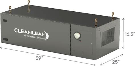 Cleanleaf smoke series  Our powerful residential smoke eaters and commercial air purifiers range from 150 CFM up to 2,800 CFM and are capable of removing cigarette tobacco smoke, vaping smoke, marijuana smoke, cigar smoke, hookah smoke, welding smoke, and more