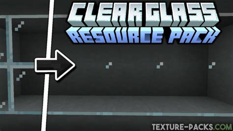 Clear glass texture pack 1.20.1 8 & 1