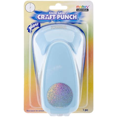 Small Snowflake Shape blue Thumb Paper Punch From EK Success 