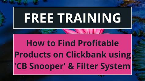 Clickbank snooper  The most underutilized channel is Paid Search