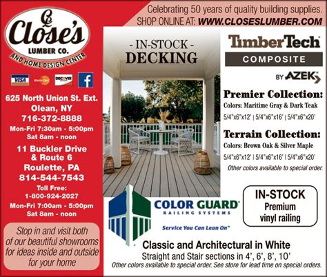 Close's lumber olean new york  Home Outlet North Syracuse, NY