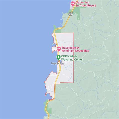 Closest airport to depoe bay oregon  Because of the curvature of the Earth, the shortest distance is actually the "great circle" distance, or "as the crow flies" which is calculated using an iterative Vincenty formula