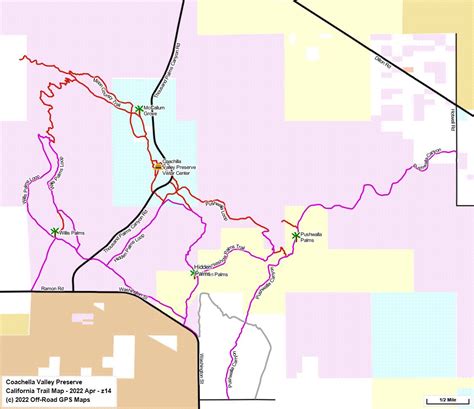 Coachella valley preserve trail map  The area has 25 miles of hiking trails, and several palm oasis including the biggie: the Thousand Palm Oasis