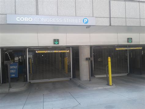 Cobo roof parking hours  Roof Surface Parking