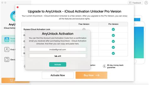 Code d'activation anyunlock gratuit  $59