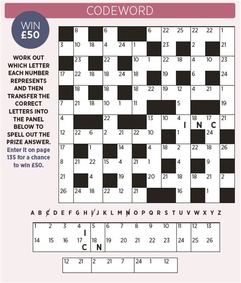 Codeword puzzle solver  March 2023