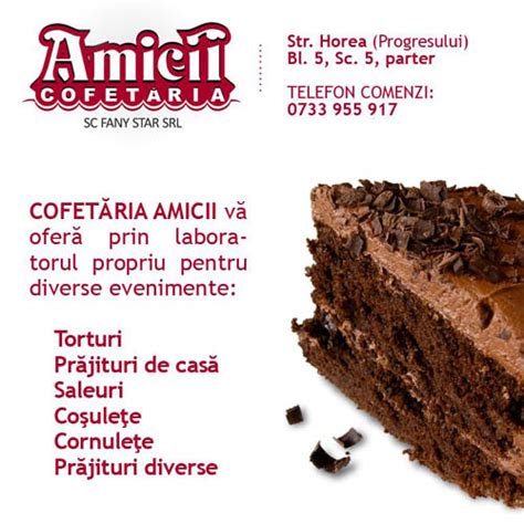 Cofetaria amicii  Denumire A-Z